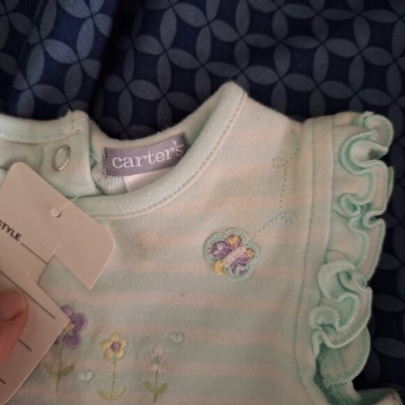 carters shirt flowers 3 months - Picture 6 of 8